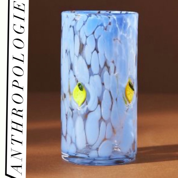 Anthropologie Dining Anthropologie Lacey Highball Lemon Glass